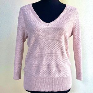 Soft Pink Long-Sleeve Sweater